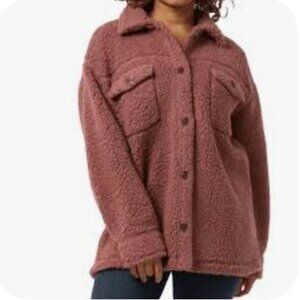 32 Degrees Cozy Fleece Shirt Jacket Sz M/L Oversized NWT